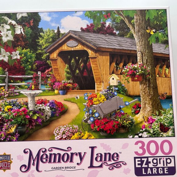 MASTERPIECES 100900 Puzzle Lot of 2 Coca-Cola and Memory Lane 300 LRG Pieces - Picture 4 of 5